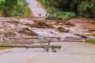 Toxic slurry following dam collapse in Brazil