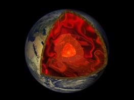 Earth-core illustration