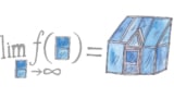 A comic showing a mathematical formula for glass panes