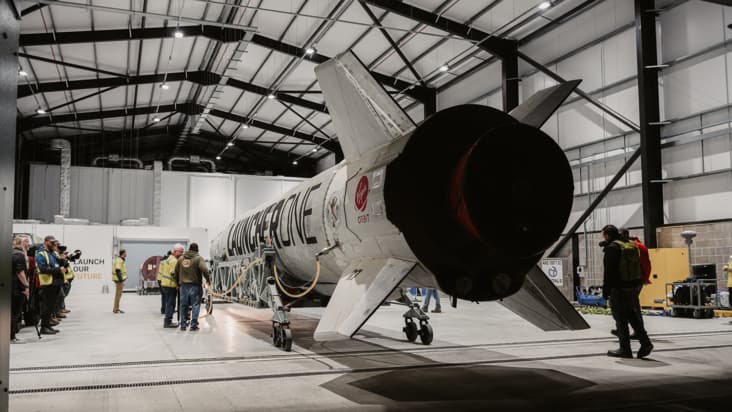 Virgin Orbit’s LauncherOne, a 31-tonne rocket