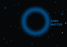 Dark matter artist impression